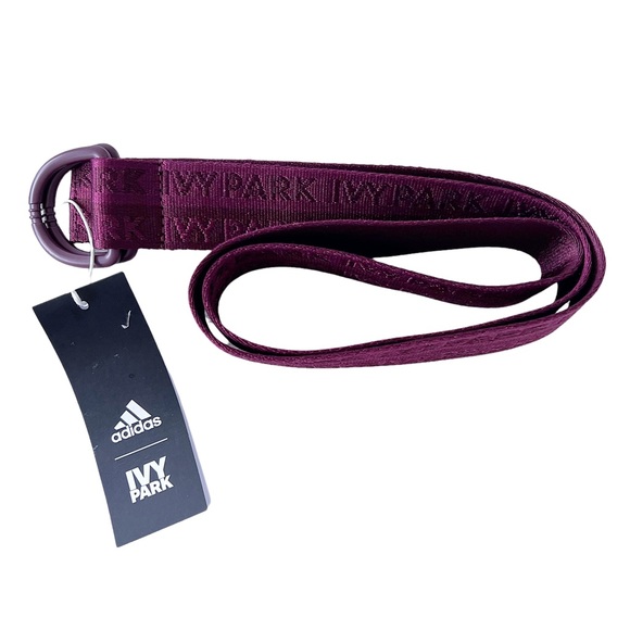 Adidas X IVY PARK Logo Belt Maroon Amazon Red - Picture 5 of 7